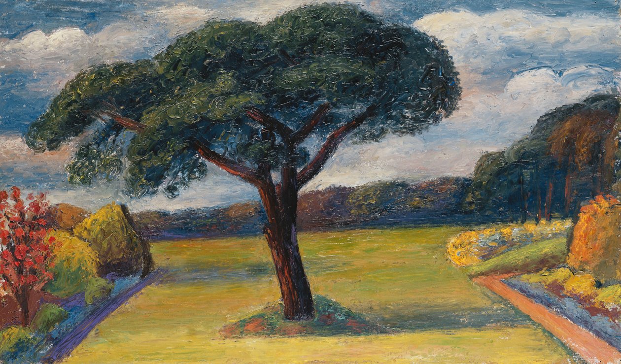 Hautbois ، نورفولك ، حوالي عام 1936 (زيت على قماش) بواسطة مارك جيرتلر