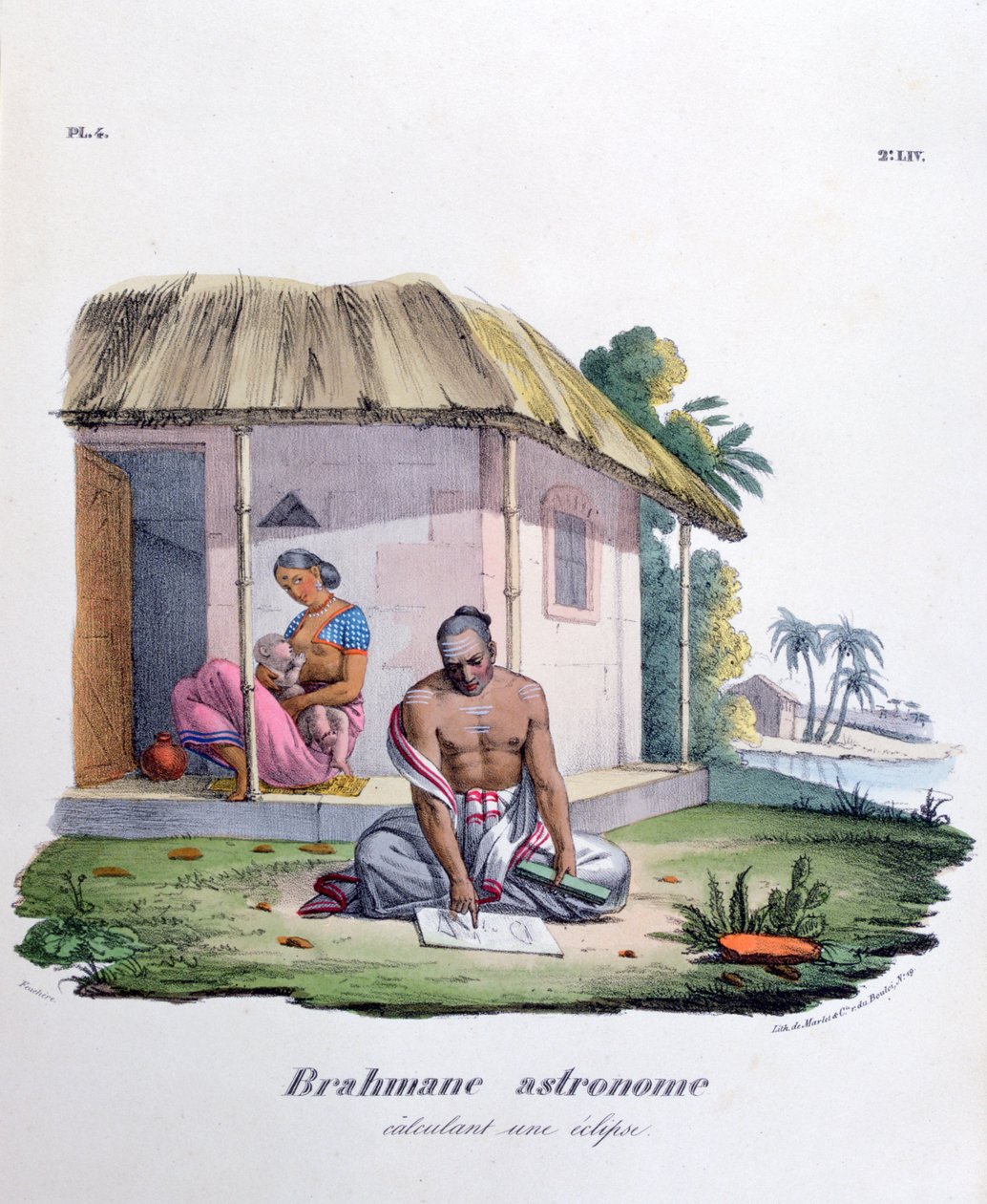 الفلكي براهمة ، حساب الكسوف ، 1828 بواسطة Marlet et Cie