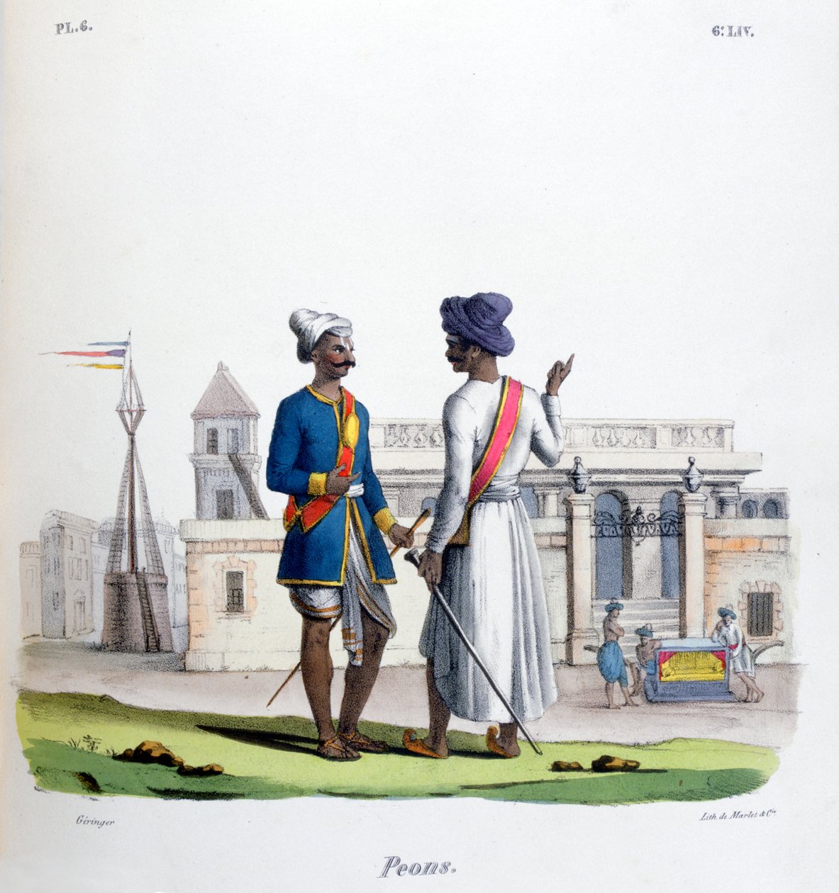 جنود القدم ، 1828 بواسطة Marlet et Cie