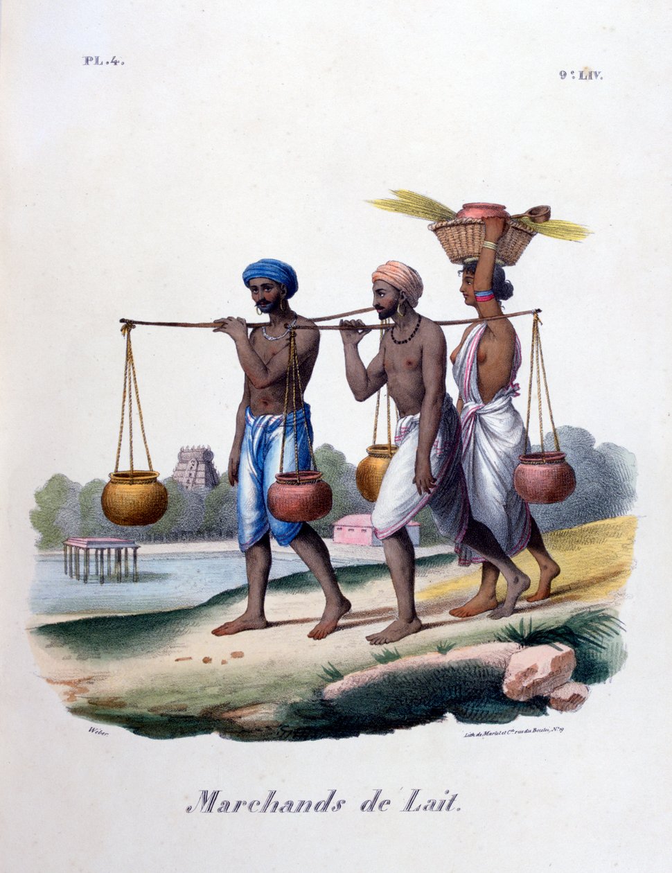 تجار الحليب ، 1828 بواسطة Marlet et Cie