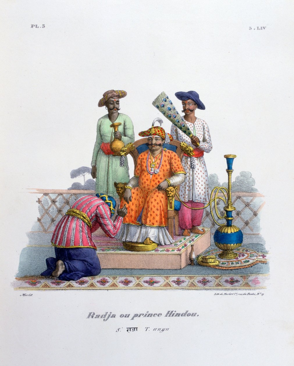 الملك ، 1828 بواسطة Marlet et Cie
