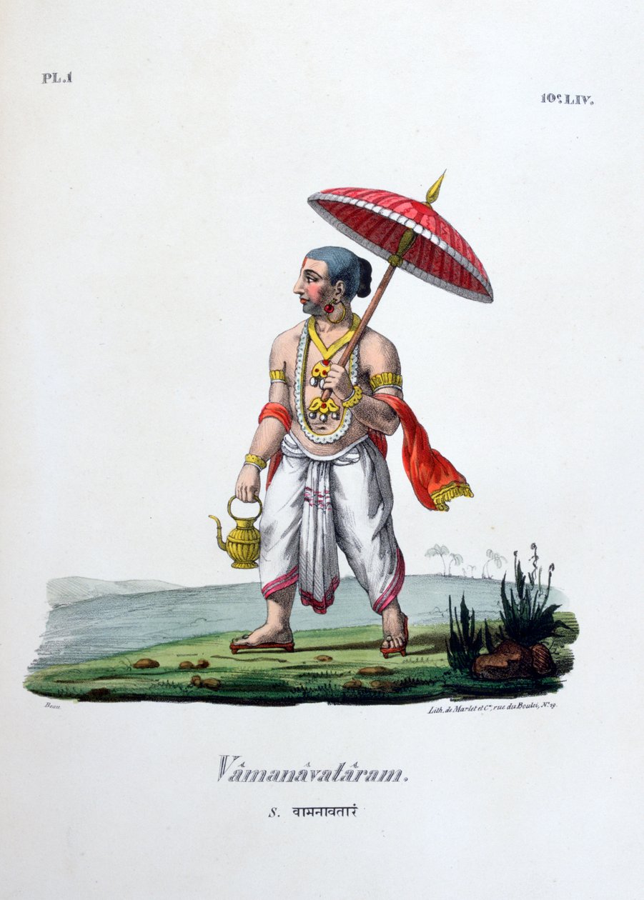 قزم Vamanavataram ، 1828 بواسطة Marlet et Cie