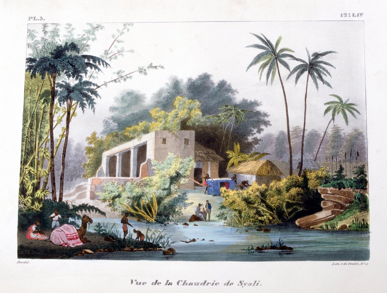 منظر لكودري سيالي ، الهند ، 1828. بواسطة Marlet et Cie