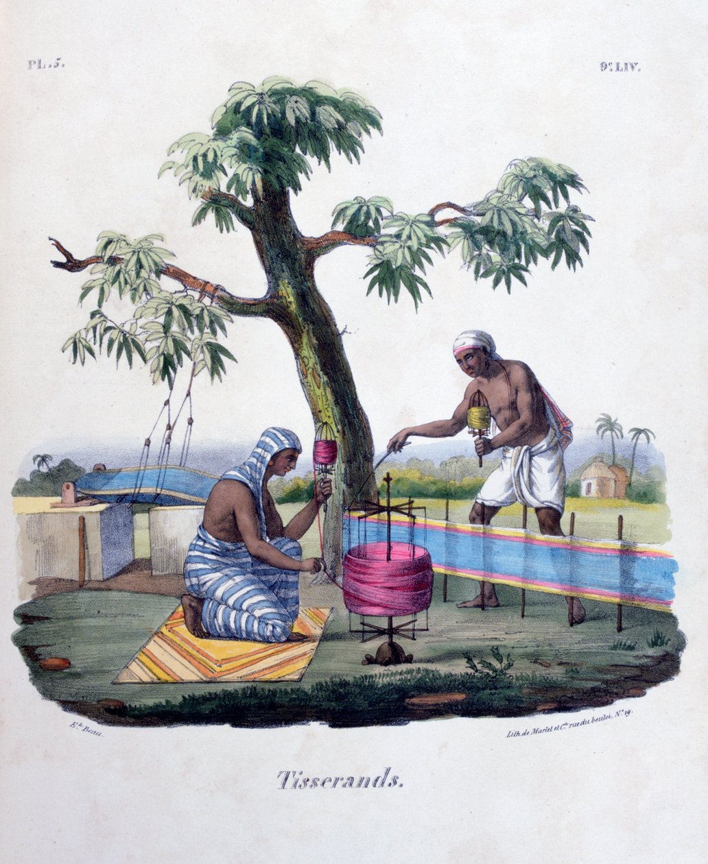 النساجون ، 1828 بواسطة Marlet et Cie
