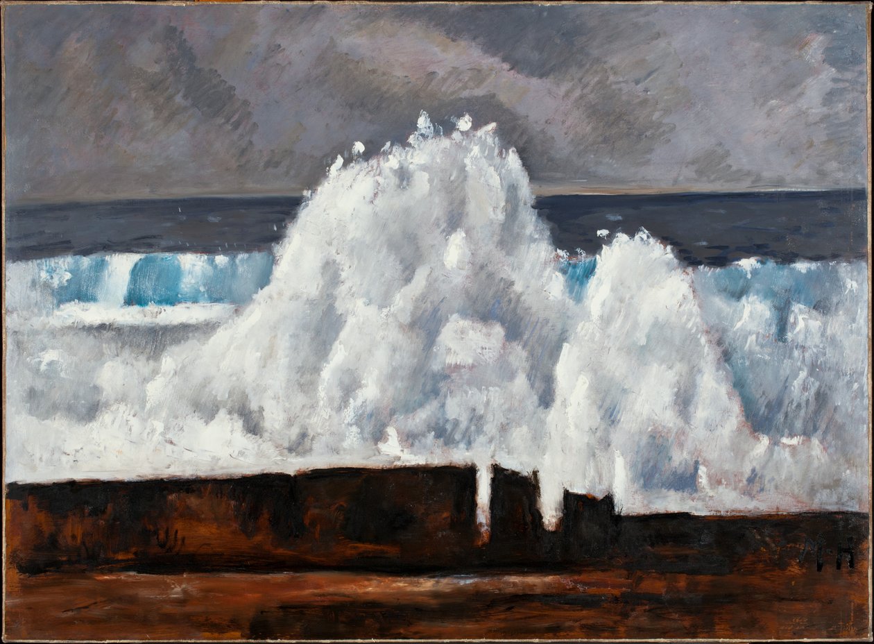 The Wave ، 1940-41 (زيت على ماسونيت) بواسطة مارسدن هارتلي