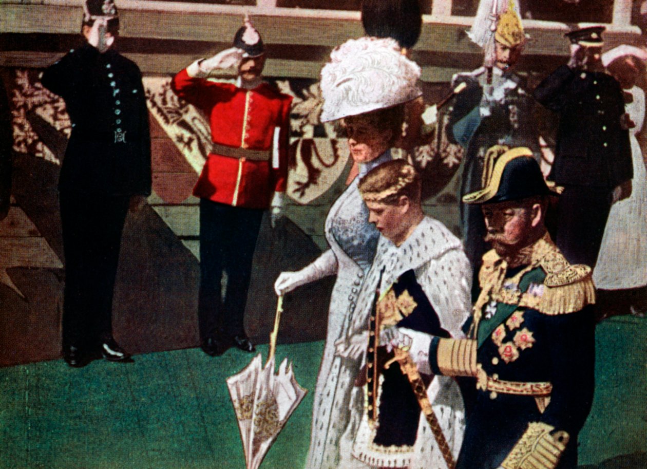 تقديس أمير ويلز ، قلعة كارنارفون ، 1911-1912. بواسطة مارشال هيرسكوفيتز