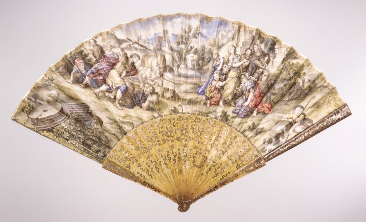 مروحة ، 1700-1723. بواسطة مارتا بالومبا