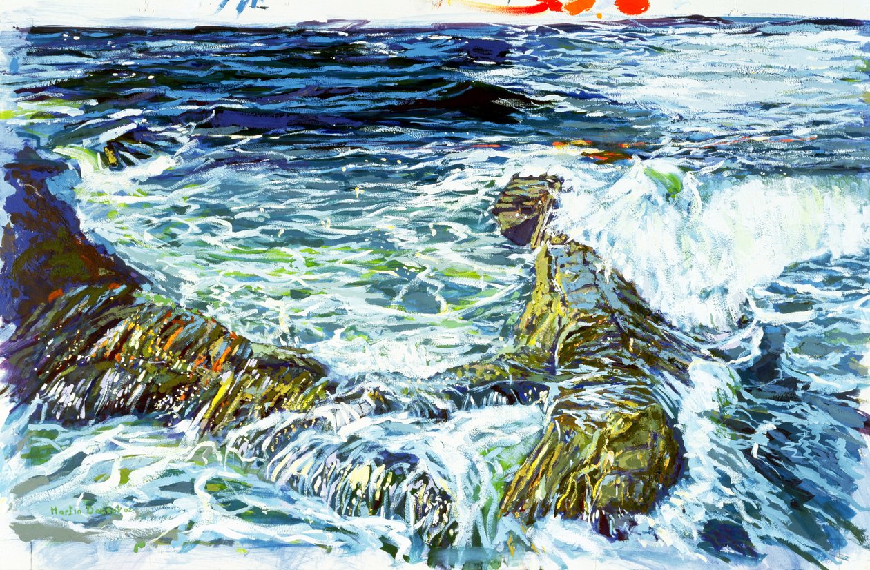 Lands End ، 2002 (مرحاض وغواش على ورق) بواسطة مارتن ديسينت