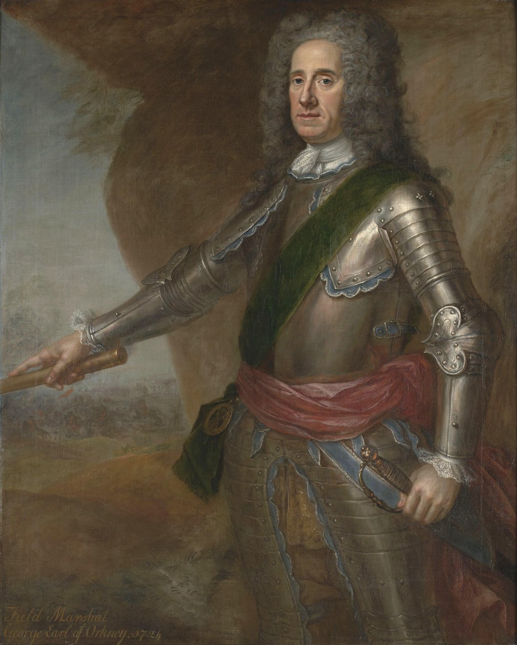 صورة لجورج دوجلاس هاميلتون ، إيرل أوركني الأول (1666-1737) بواسطة مارتن مينجو