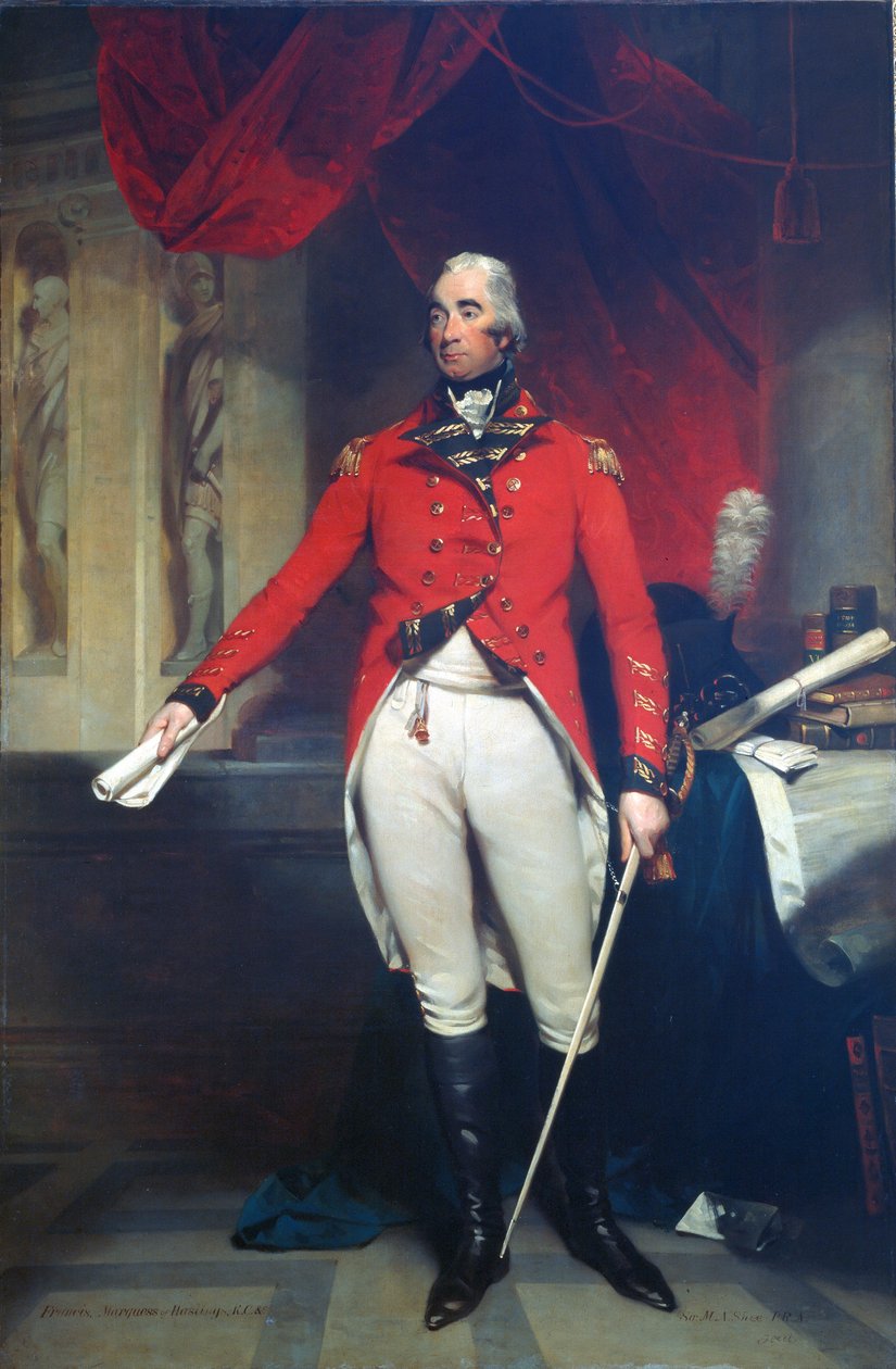 فرانسيس راودون هاستينغز (1754-1862) إيرل مويرا الثاني ، ج 1804 بواسطة مارتن آرتشر شي