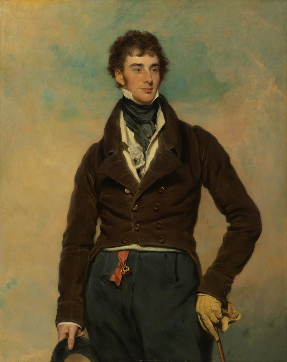 صورة لرجل نبيل ، حوالي 1815-1830 (زيت على قماش) بواسطة مارتن آرتشر شي