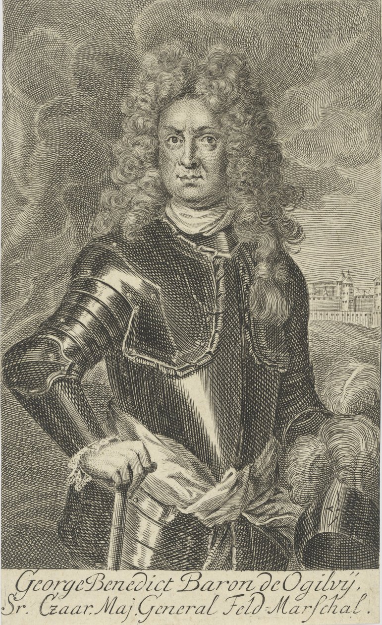 جورج بنديكت بارون من أوجيلفي ، البارون أوجيلفي دي مويرتاون 1651-1710 ، 1705. بواسطة مارتن برنيجروث