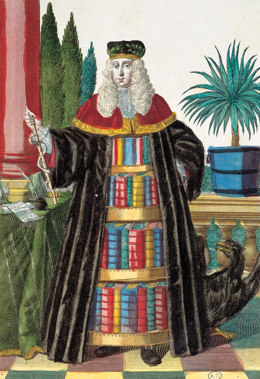 دكتور ، نقش من Assemblage des nouveau manouvries habilles بواسطة Martin Engelbrecht (1684-1756) ، ألمانيا بواسطة مارتن إنجلبرخت