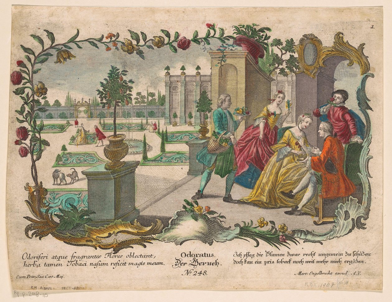 يشم Odoratus / Der Geruch (العنوان على الكائن) الحواس الخمس (عنوان المسلسل) بواسطة مارتن إنجلبرخت