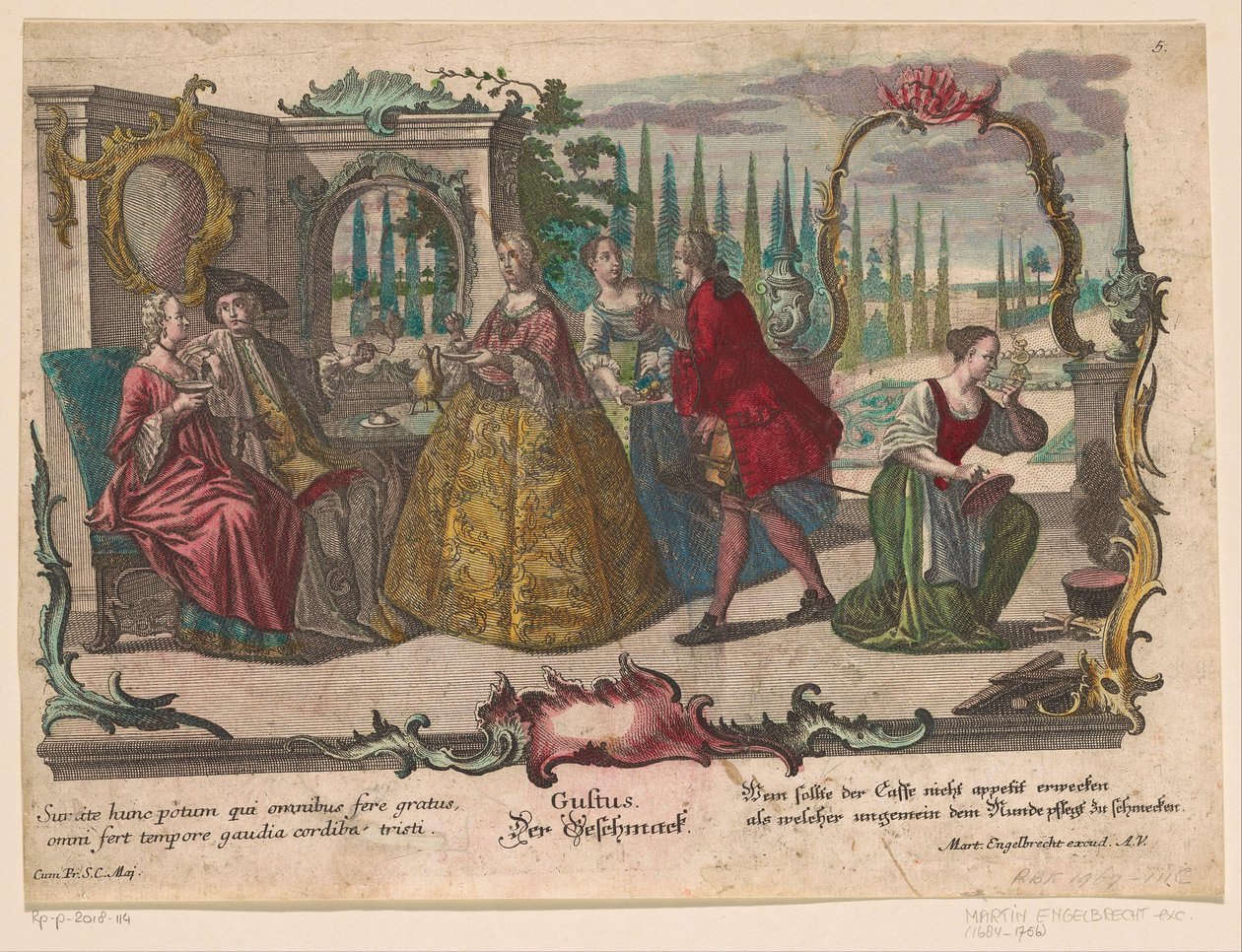 ذوق Gustus / Der Geschmack (العنوان على الكائن) الحواس الخمس (عنوان المسلسل) بواسطة مارتن إنجلبرخت