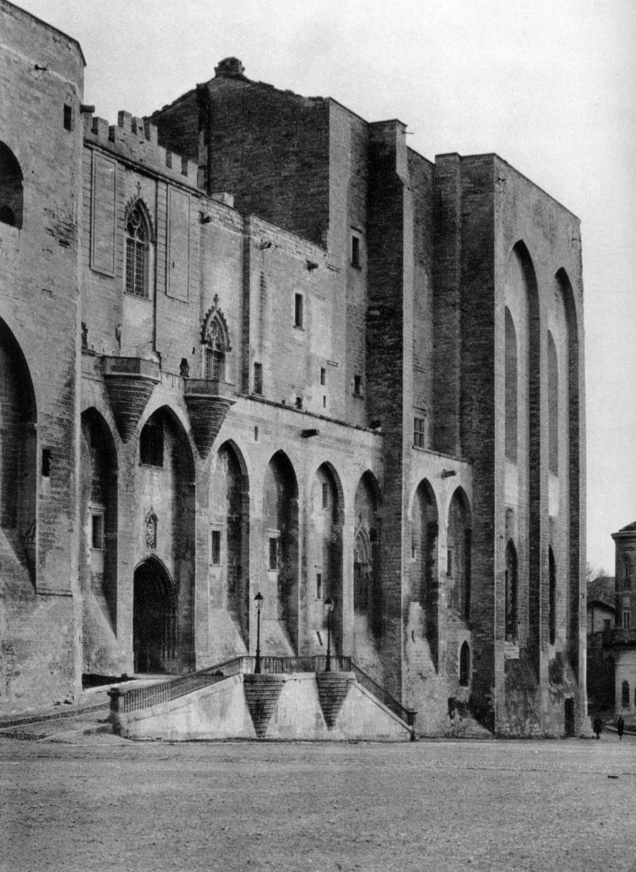القصر البابوي ، أفينيون ، فرنسا ، 1937 بواسطة مارتن هورليمان