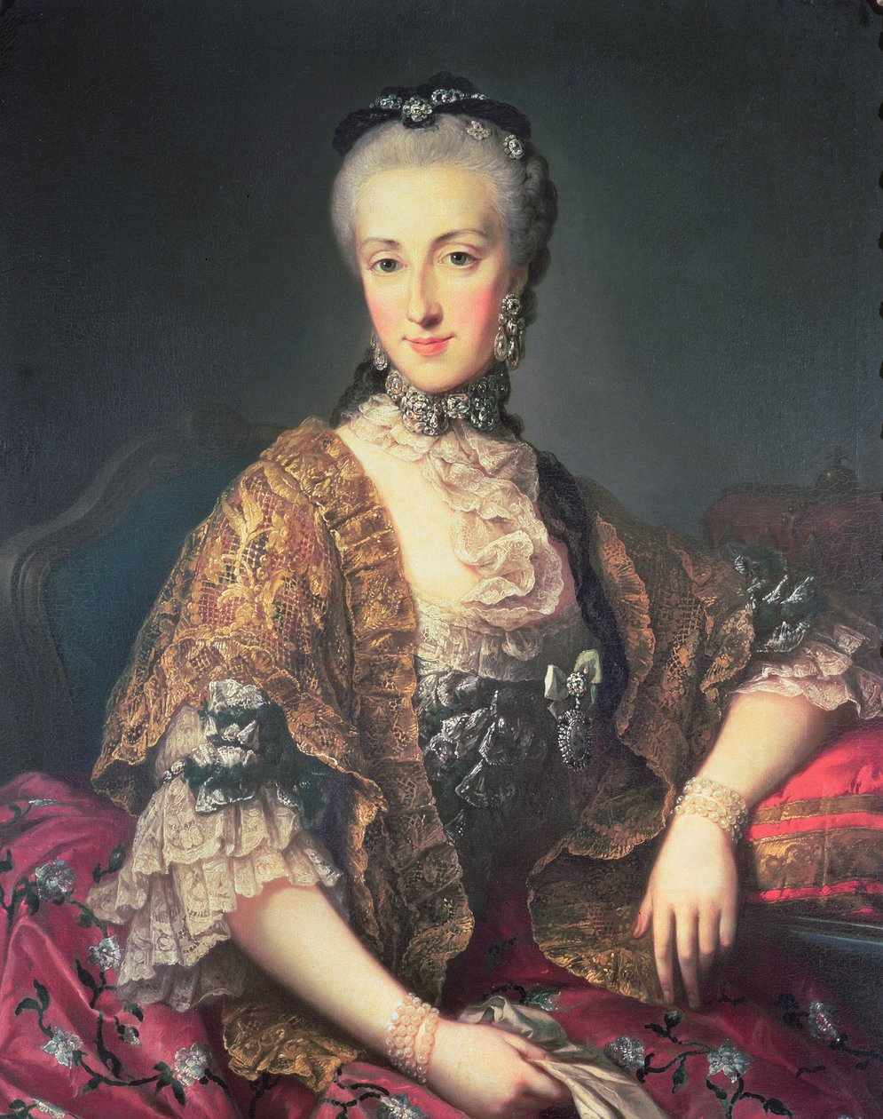 الأرشيدوقة ماريا آنا هابسبورغ-لوترينغن ، تُدعى ماريان (1738-1789) ، والطفل الثاني للإمبراطورة ماريا تيريزا من النمسا (1717-80) وفرانسيس الأول (1708-65) بواسطة مارتن الثاني ميتينز أو ميتينز