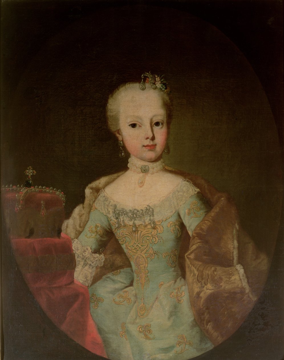 الأرشيدوقة ماريا جوزيفا هابسبورغ-لوترينجين (1751-67) ، الطفل الثاني عشر للإمبراطورة ماريا تيريزا من النمسا (1717-80) والإمبراطور فرانسيس الأول (1708-65) بواسطة مارتن الثاني ميتينز أو ميتينز