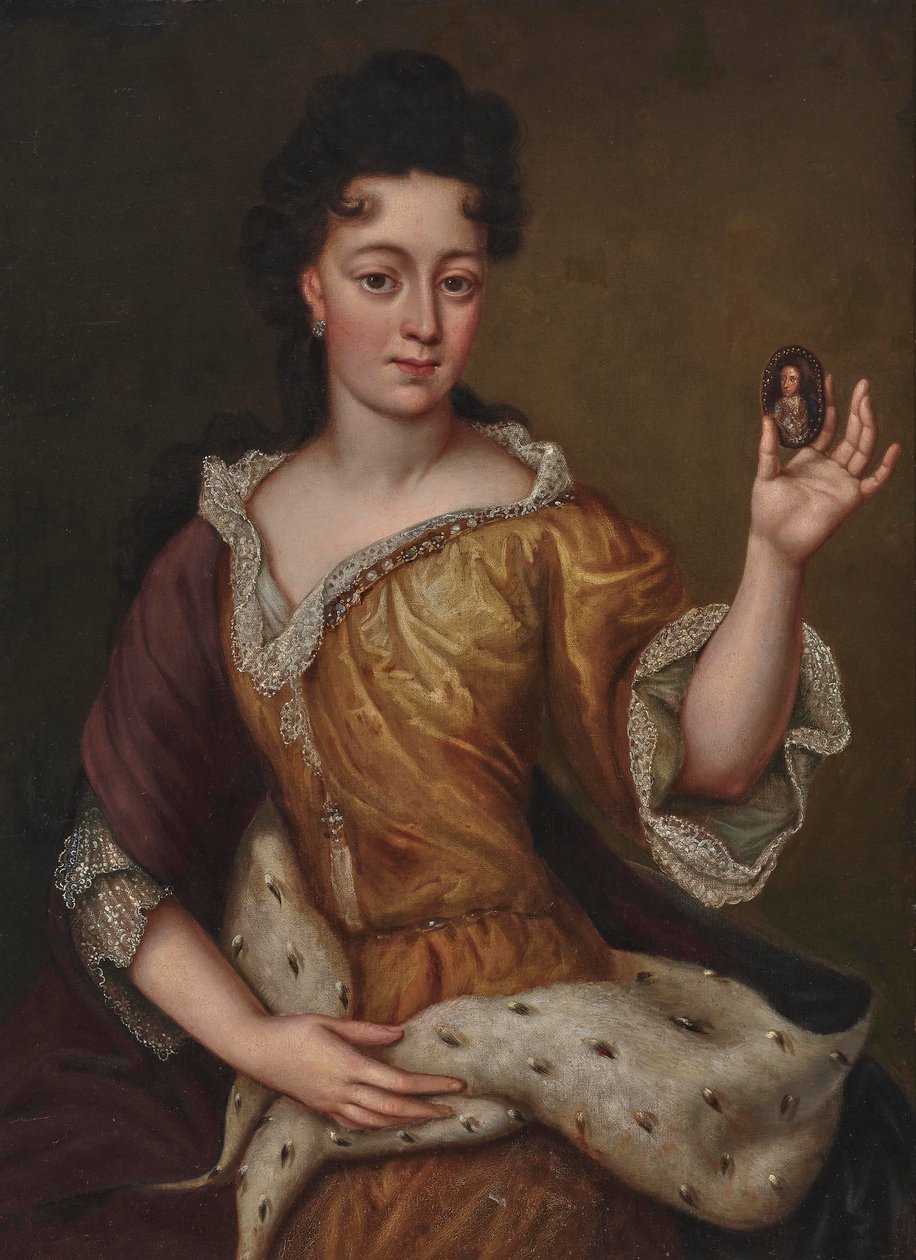 صورة تيريزا كونيجوندا سوبيسكا 1676-1730 ، ناخبة بافاريا ، نهاية القرن السابع عشر. بواسطة مارتن مينجو