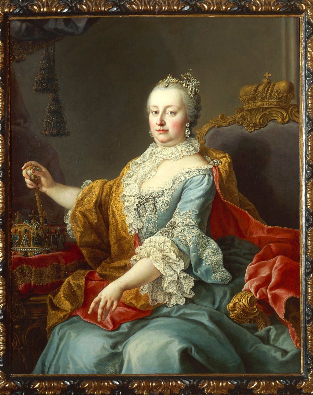Portrait of Maria Theresa Hapsburg, Archduchess of Austria بواسطة مارتن ميتنز الأصغر