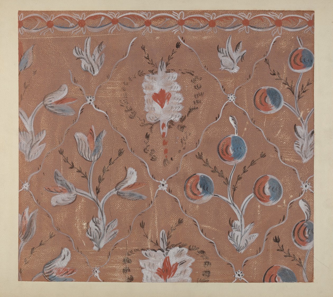 تفاصيل جدار مرسومة باليد ، ج. 1939. بواسطة مارتن بارتيكا