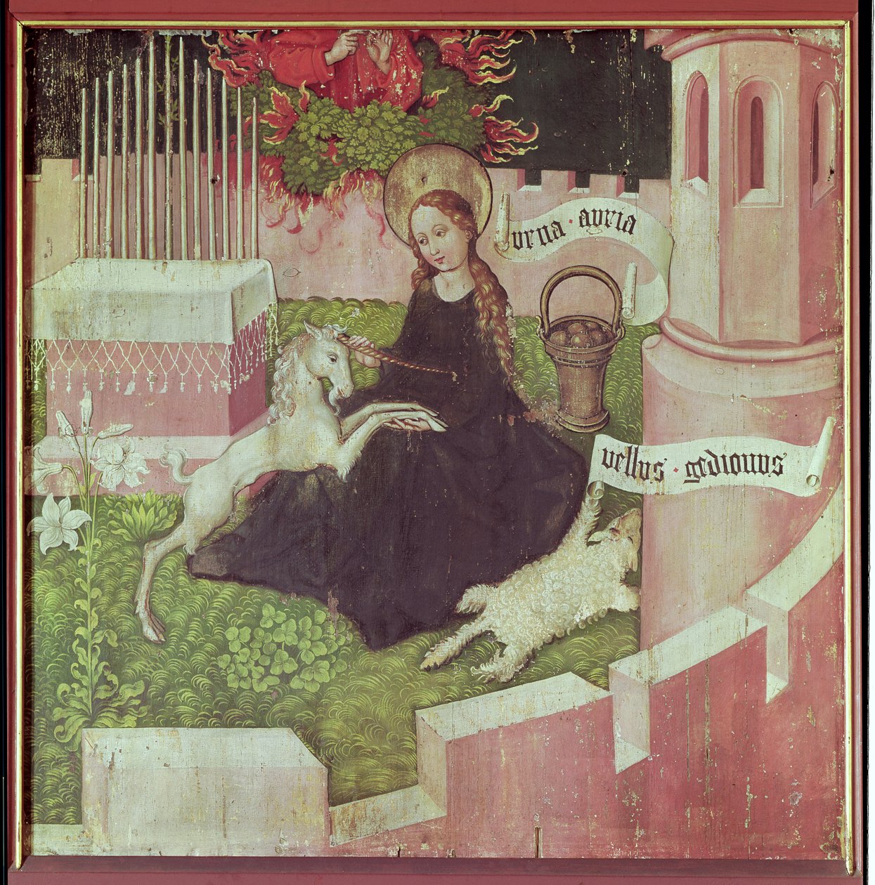 مذبح الدومينيكان: The Mystical Hunt ، c.1470-80 (انظر أيضًا 67722) بواسطة مارتن شونجاور