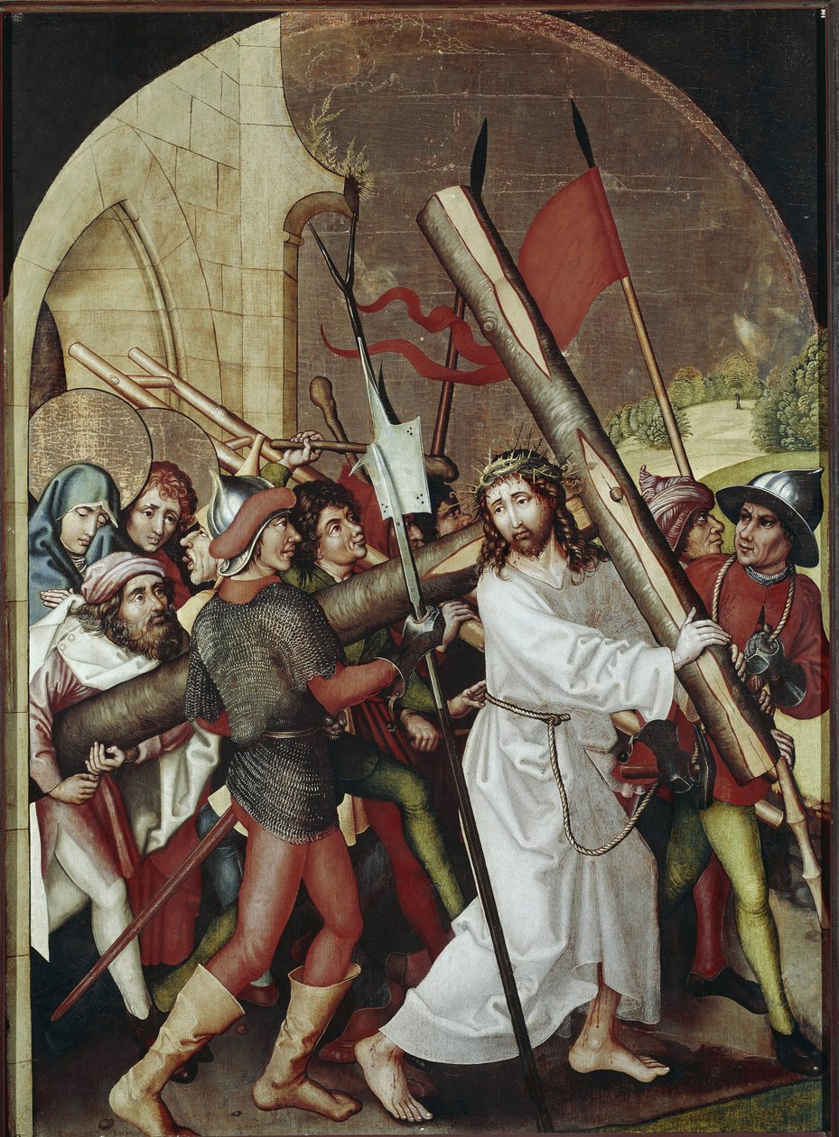 الفرسان. رسم مارتن شونغاور (1453-1491). كولمار ، متحف Unterlinden بواسطة مارتن شونجاور