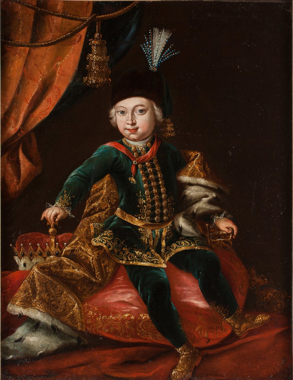 صورة للإمبراطور جوزيف الثاني 1741-1790 وهو طفل بواسطة مارتن فان ميتنز الأصغر
