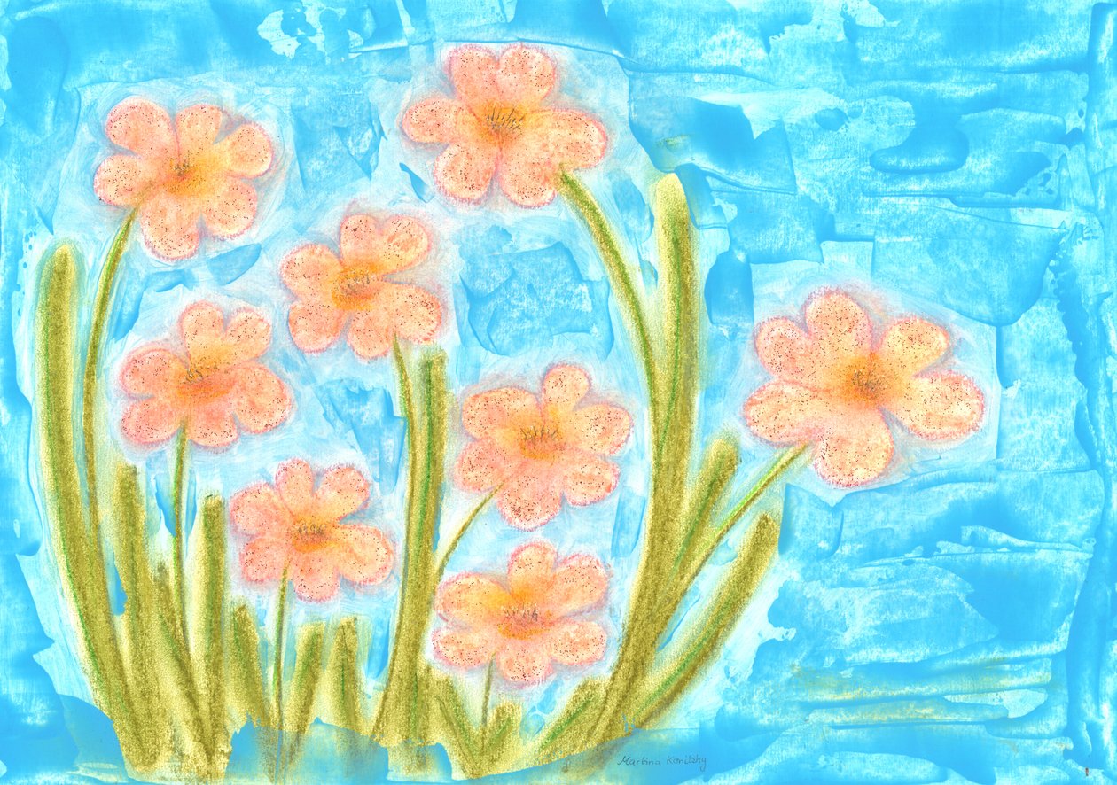 الزنبق الصحوة الربيع Tagetes بواسطة مارتينا كونيتزكي
