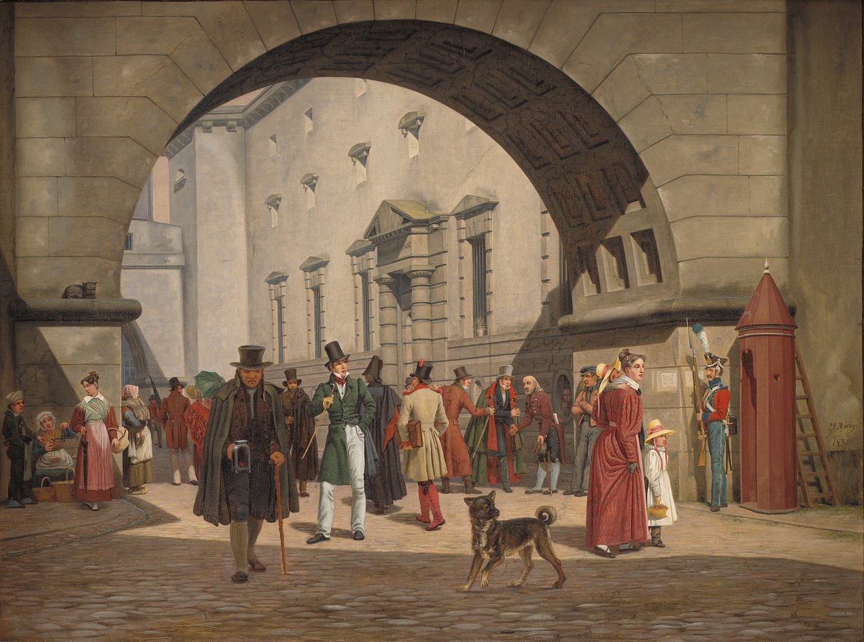 سجن كوبنهاجن ، 1831 بواسطة مارتينوس رورباي
