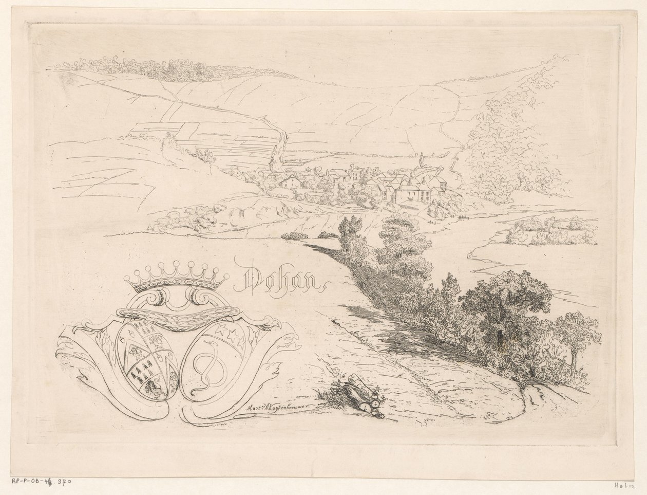 منظر لدوهان دوهان (العنوان على الكائن) بواسطة Martinus Antonius Kuytenbrouwer Jr.