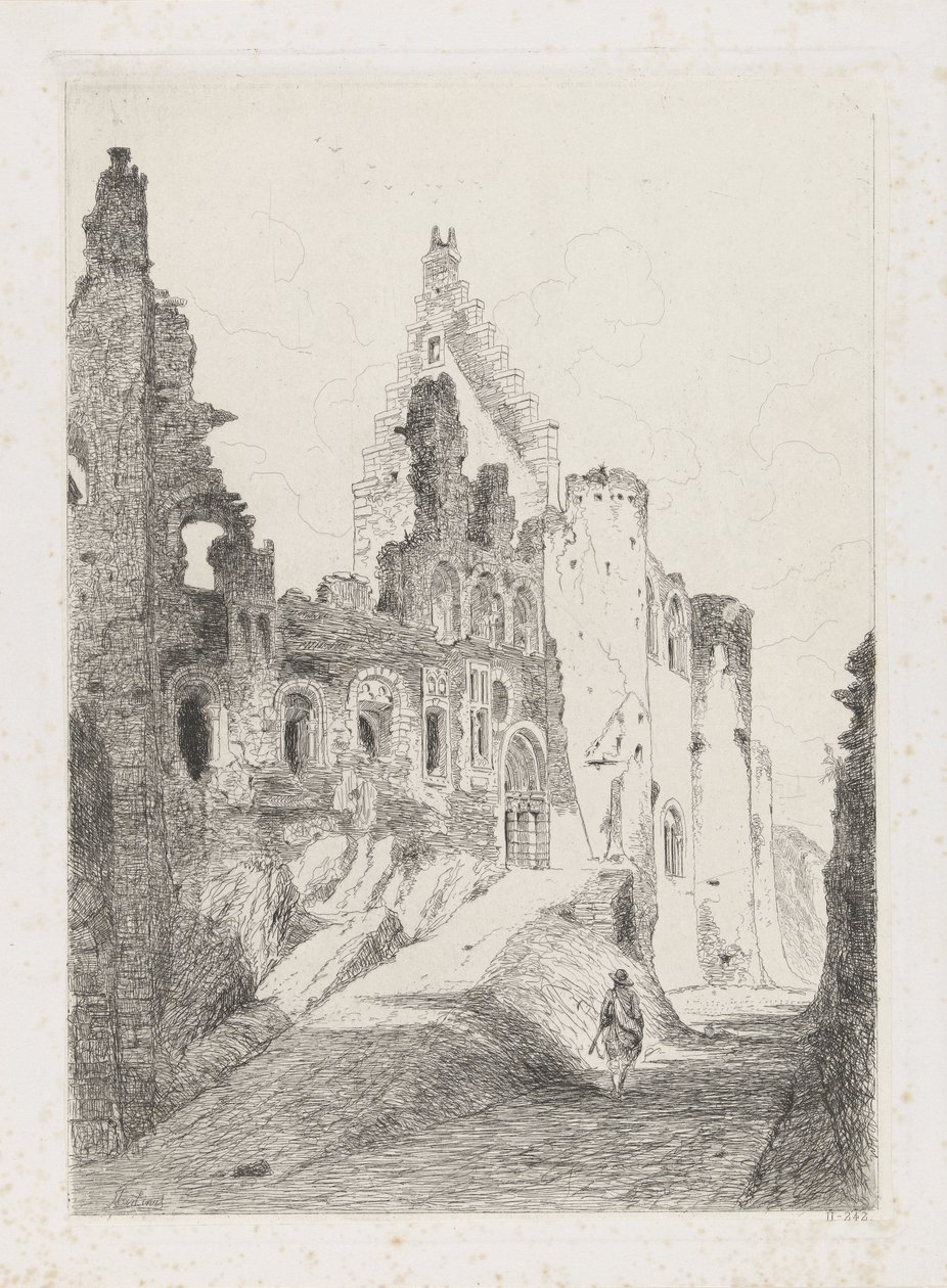 أطلال قلعة فياندين بواسطة Martinus Antonius Kuytenbrouwer Jr.