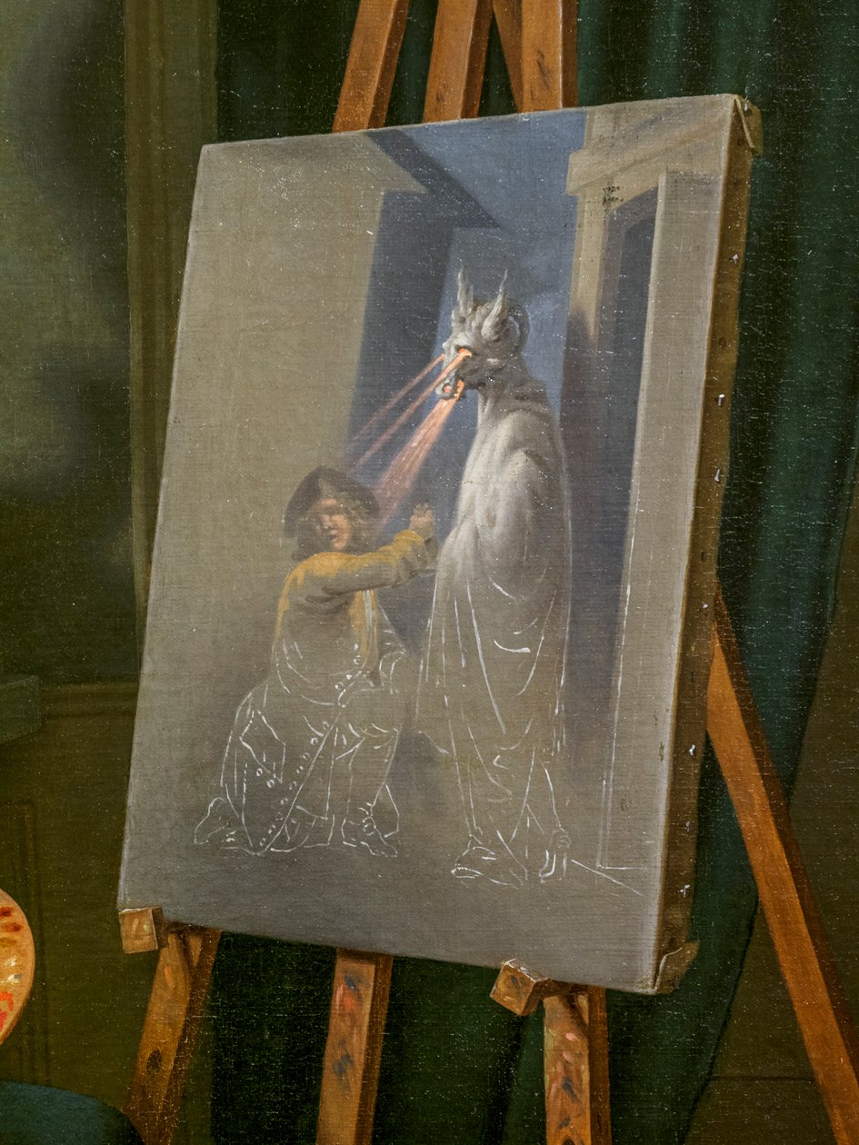 الرسام كريستيان أوغست لورنتزن، التفاصيل بواسطة مارتينوس رورباي