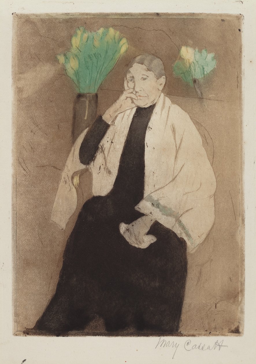 صورة لأم الفنان ، ج. 1889-1890. بواسطة ماري كاسات