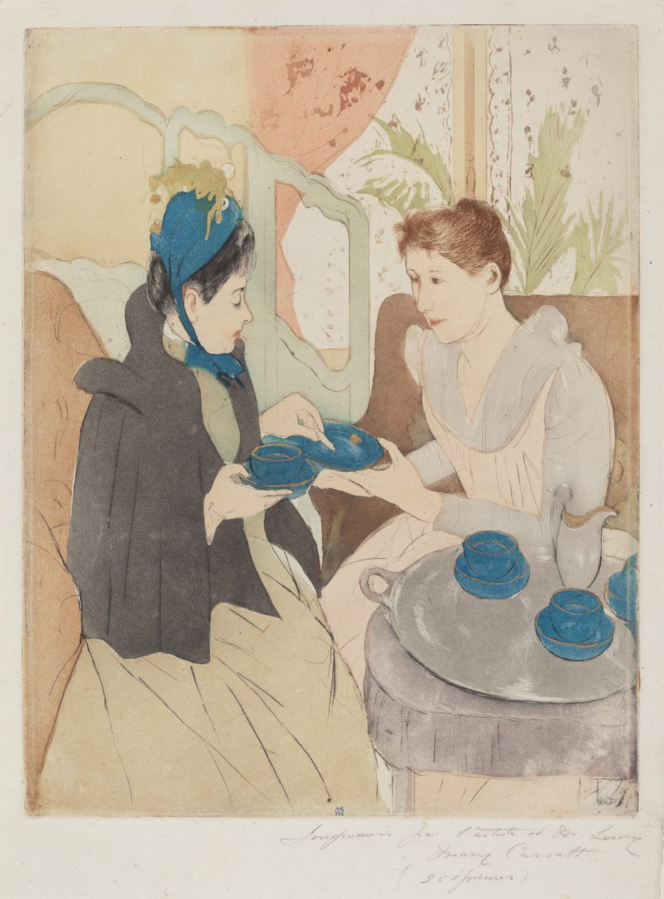 حفلة شاي بعد الظهر ، 1890-1891. بواسطة ماري كاسات