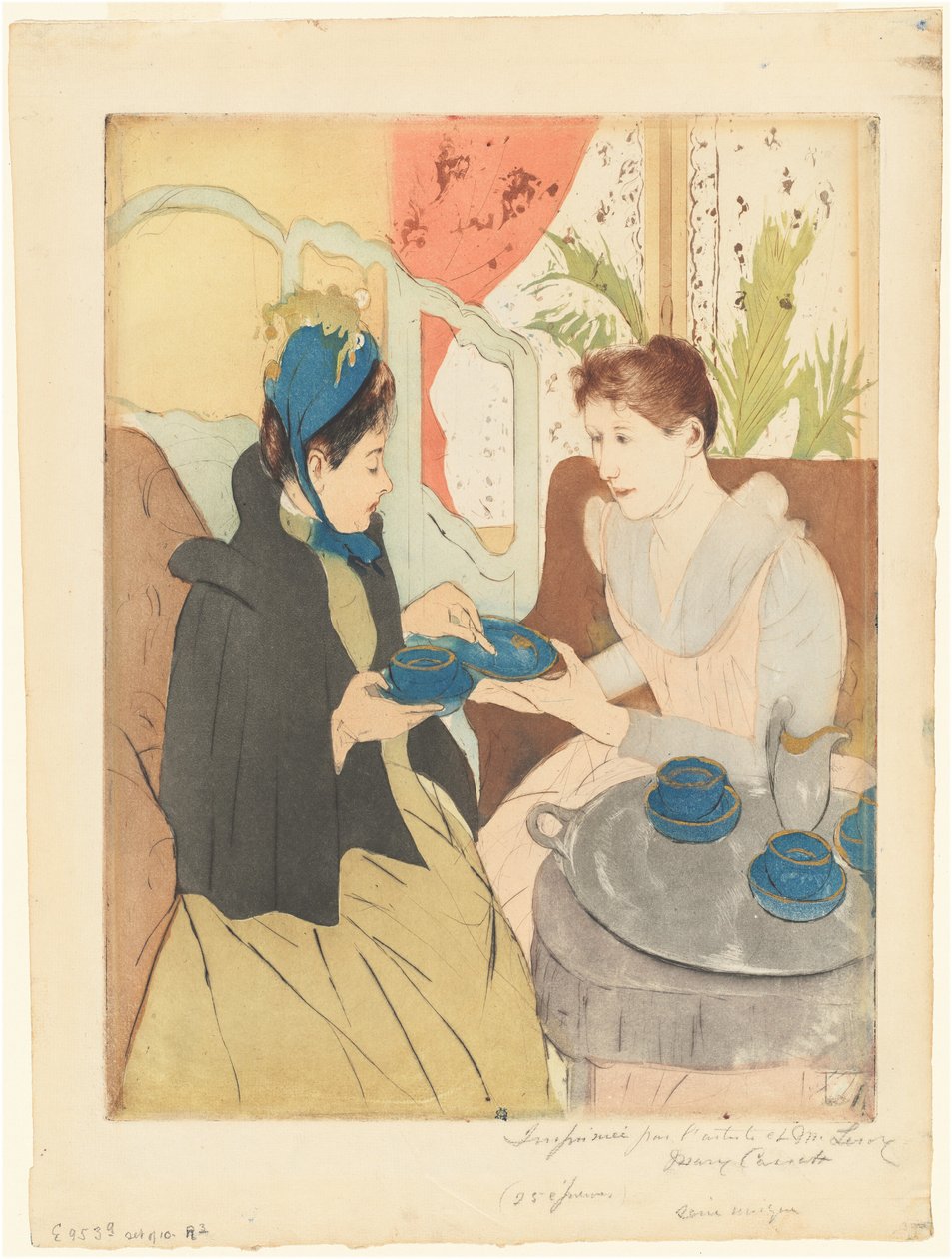 حفلة شاي بعد الظهر ، 1890-1891. بواسطة ماري كاسات