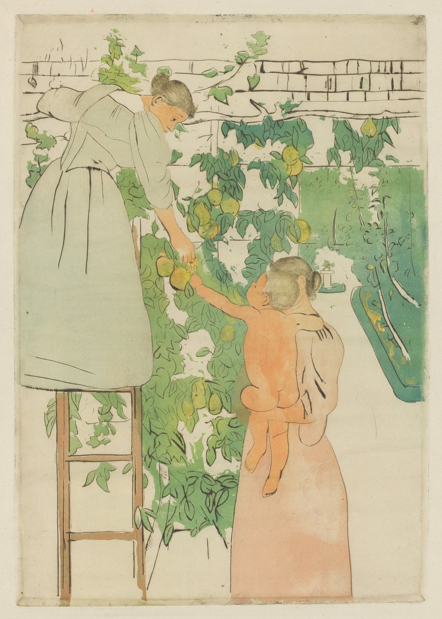 جمع الفاكهة ، ج. 1893. بواسطة ماري كاسات
