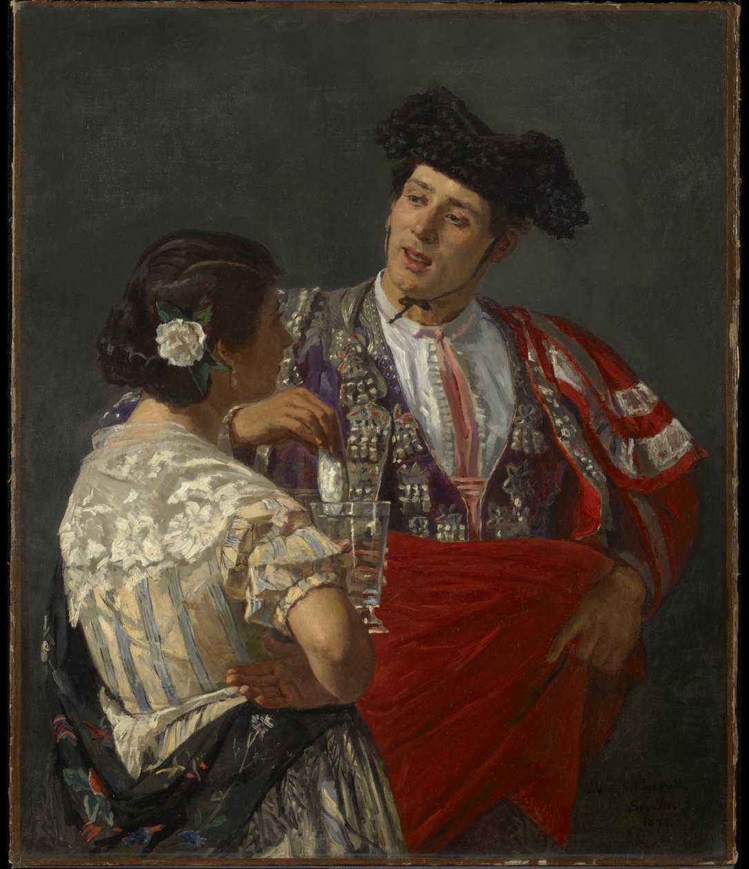 تقديم Panal إلى Bullfighter ، 1873 بواسطة ماري كاسات