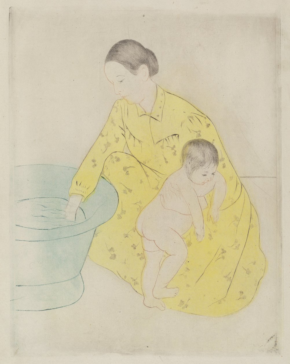 الحمام 1890-1891. بواسطة ماري كاسات