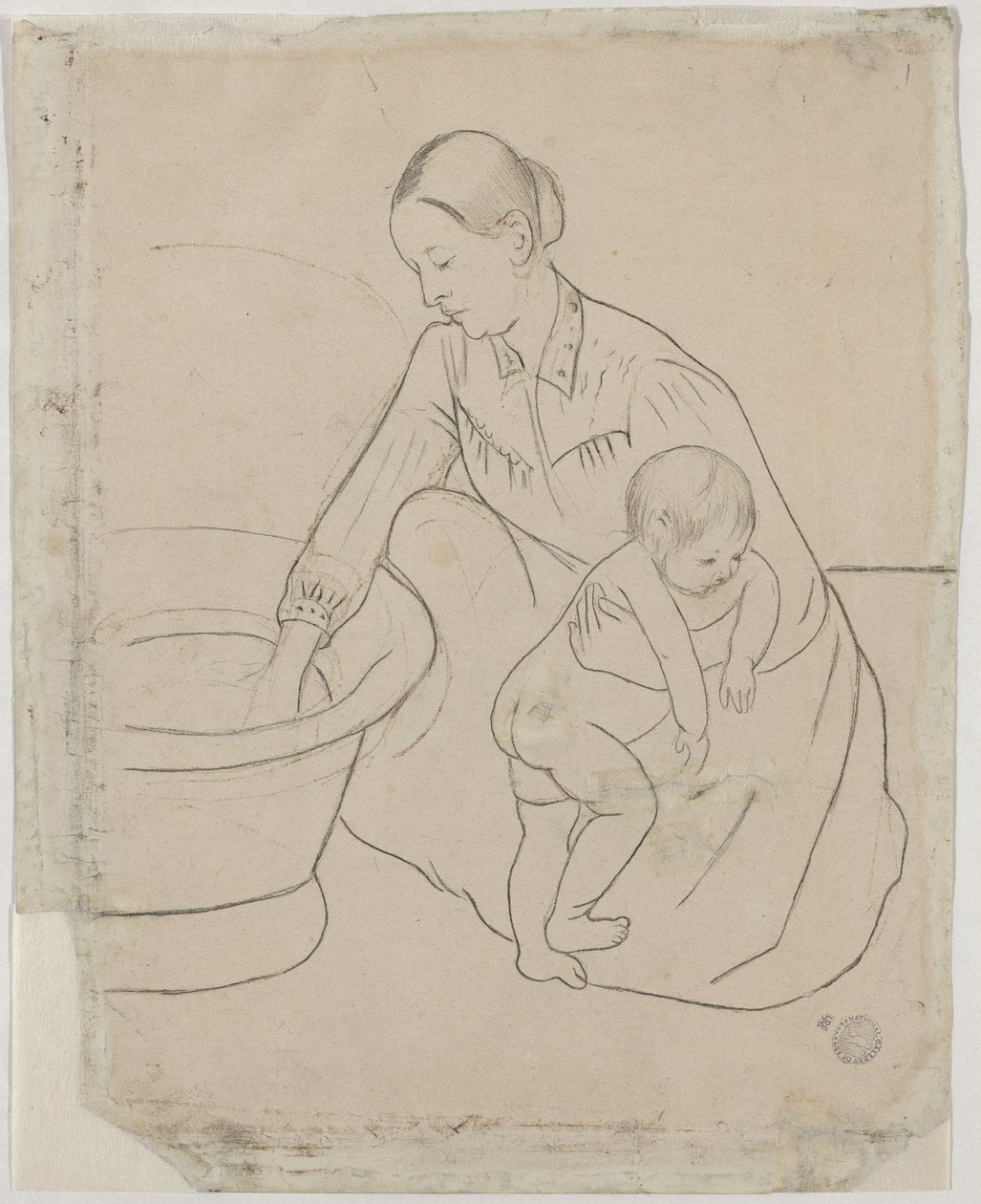 الحمام ، 1890-1891. بواسطة ماري كاسات