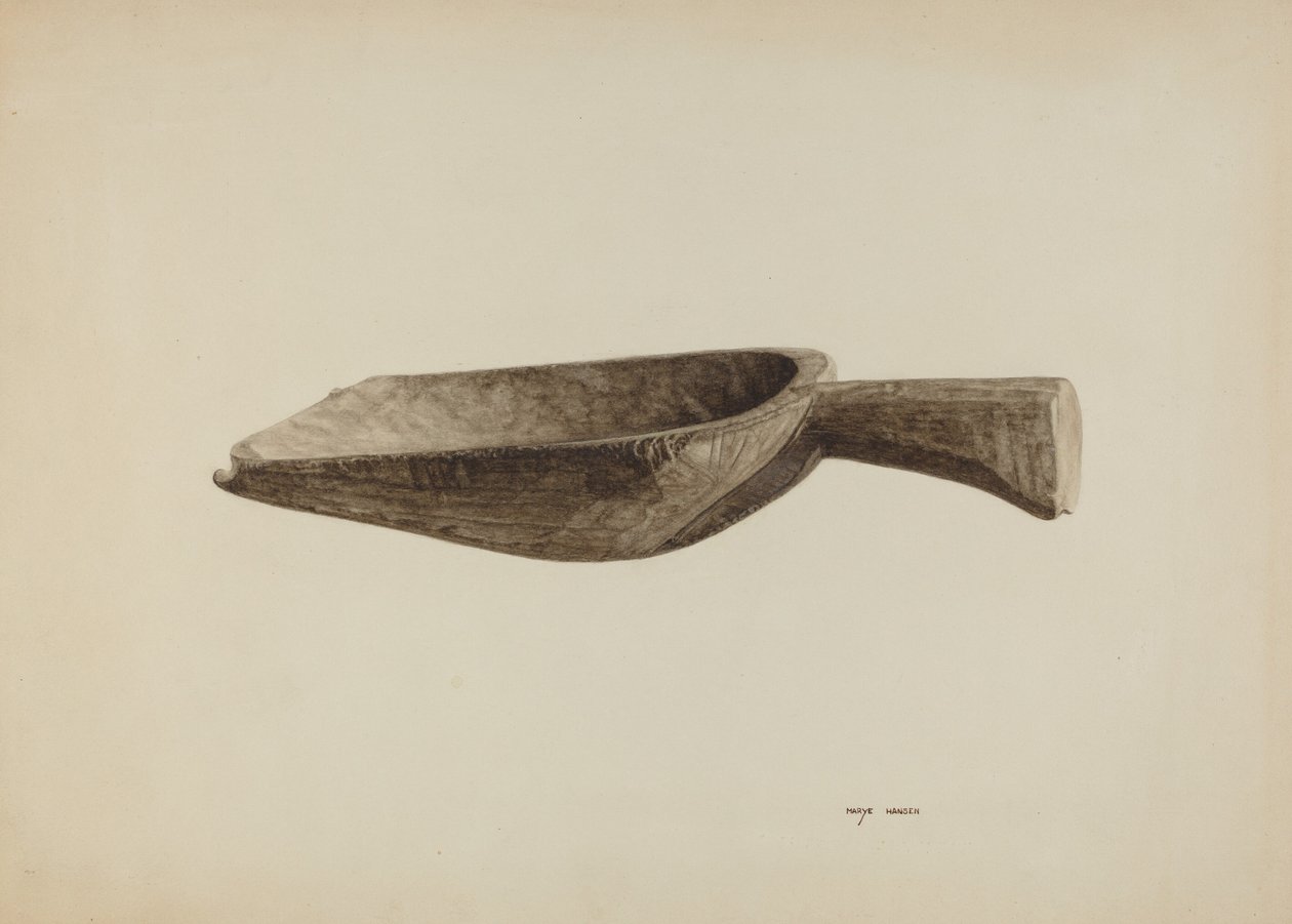 مغرفة الحبوب ، c. 1939. بواسطة ماري هانسن