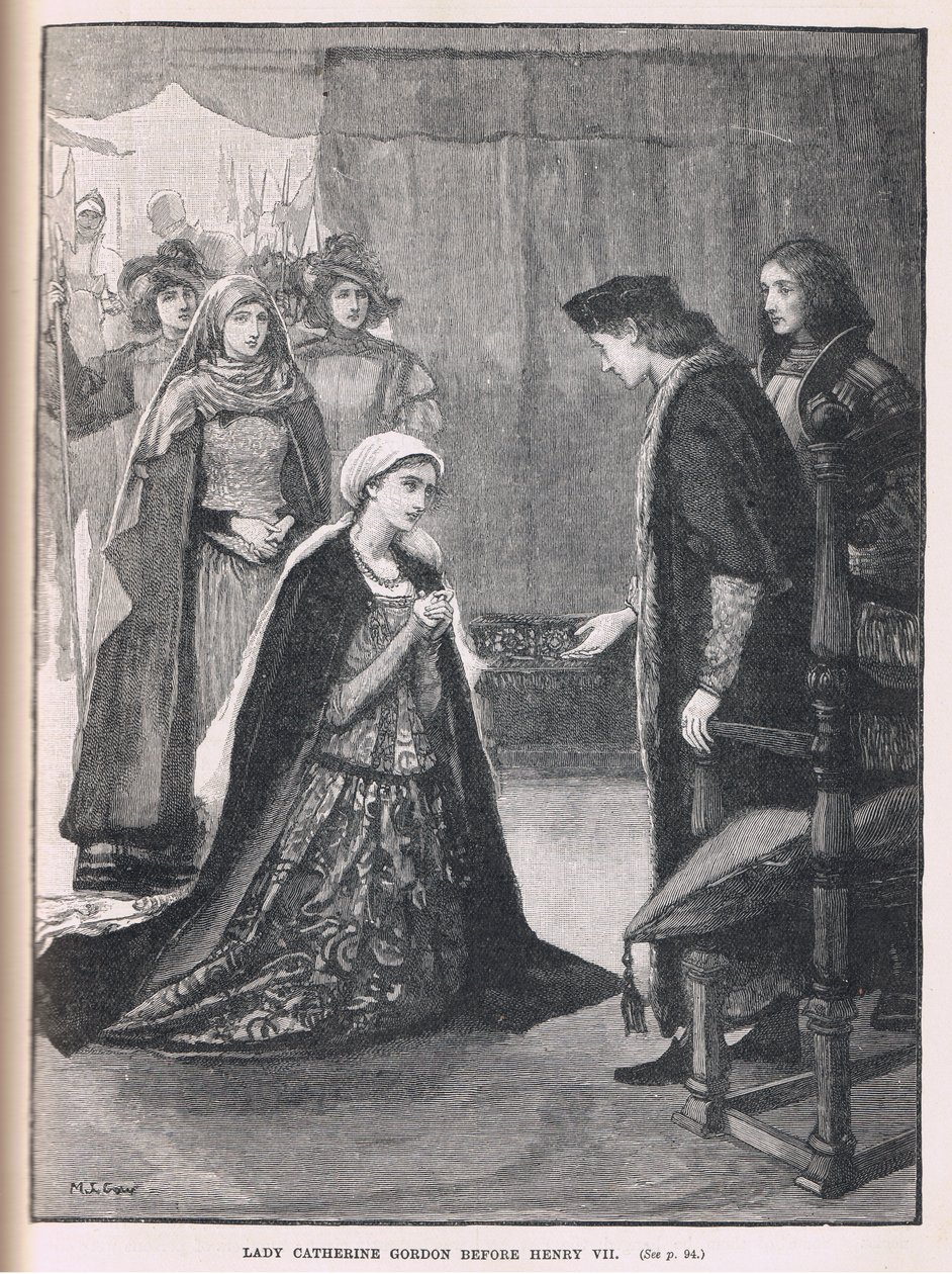 السيدة كاثرين جوردون قبل هنري السابع 1497 بواسطة Mary L. Gow
