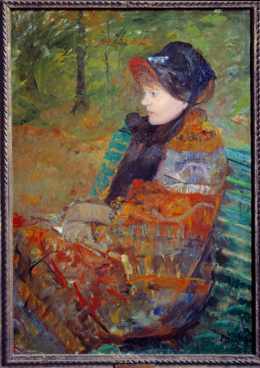 صورة لمدموزيل سي ليديا كاسات ، شقيقة الفنانة. بواسطة ماري كاسات (1844-1926) 1880 بواسطة ماري ستيفنسون كاسات