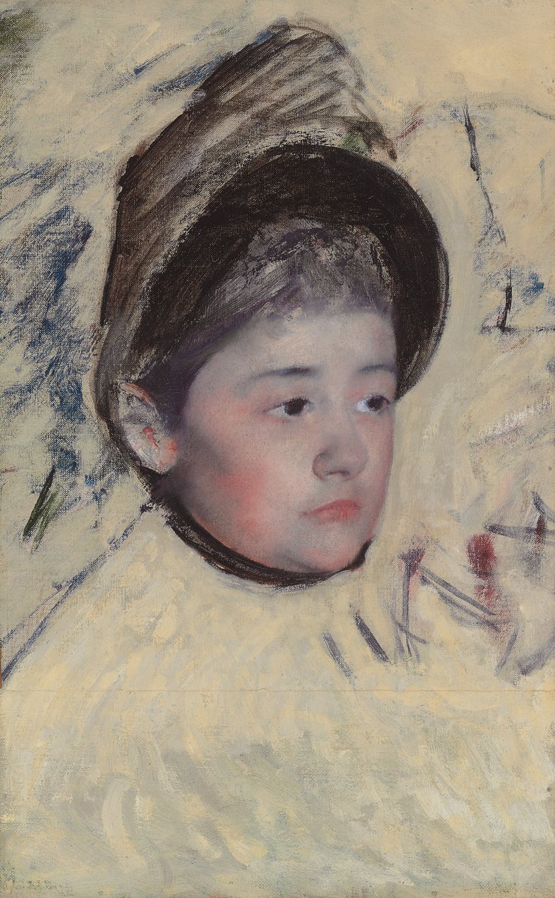 امرأة ترتدي بونيه ، c.1889 بواسطة ماري كاسات