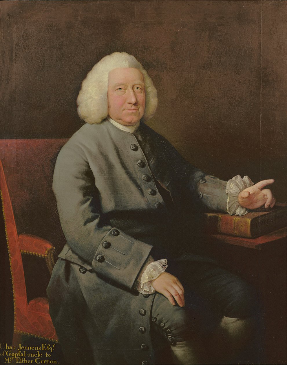 صورة تشارلز جينينز (1700-1773) ، راعي وصديق هاندل بواسطة ميسون تشامبرلين