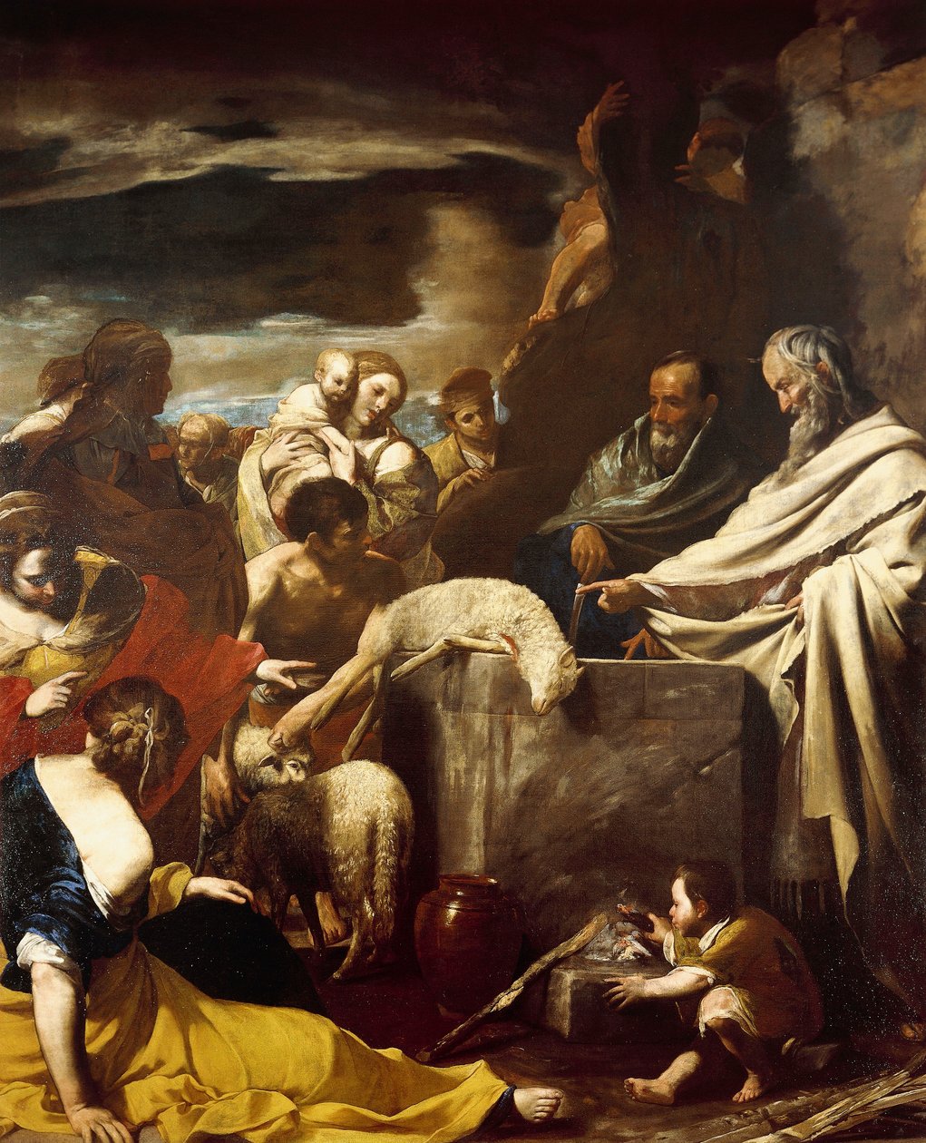 Sacrifice of Moses (oil on canvas) بواسطة ماسيمو ستانزيوني