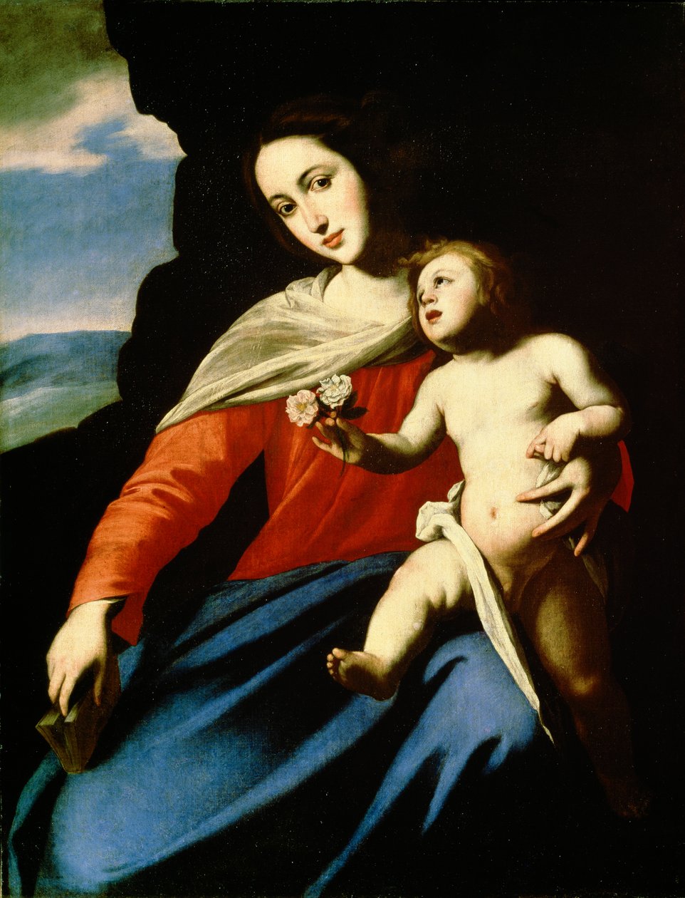 العذراء والطفل ، أوائل 1640s بواسطة ماسيمو ستانزيوني