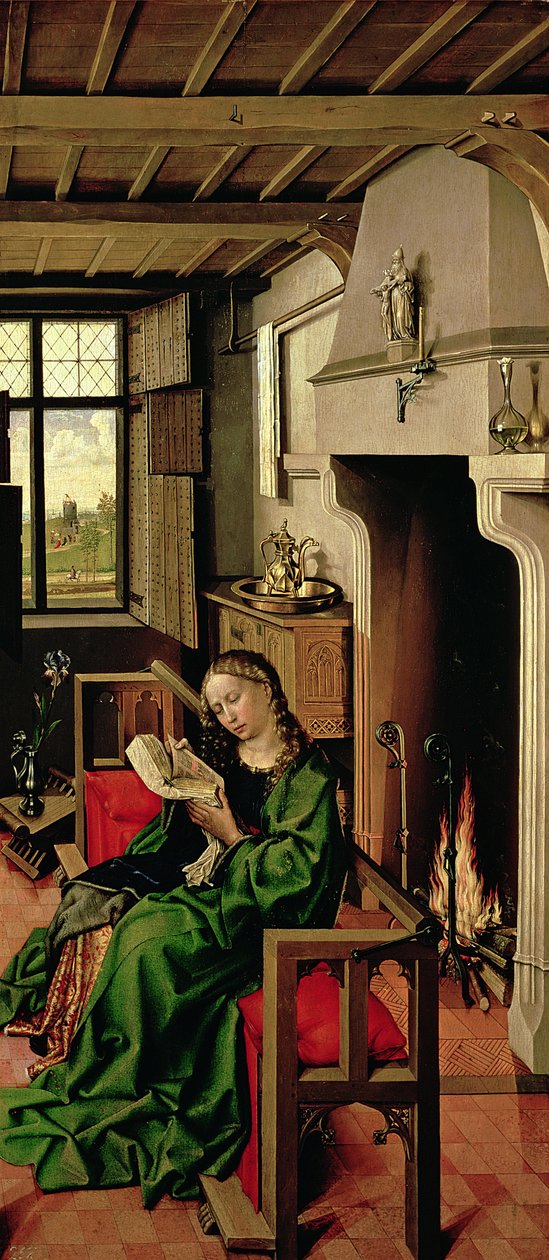 سانت باربرا من الجناح الأيمن ل Werl Altarpiece ، 1438 (انظر أيضًا 68547) بواسطة ماجستير في Flémalle