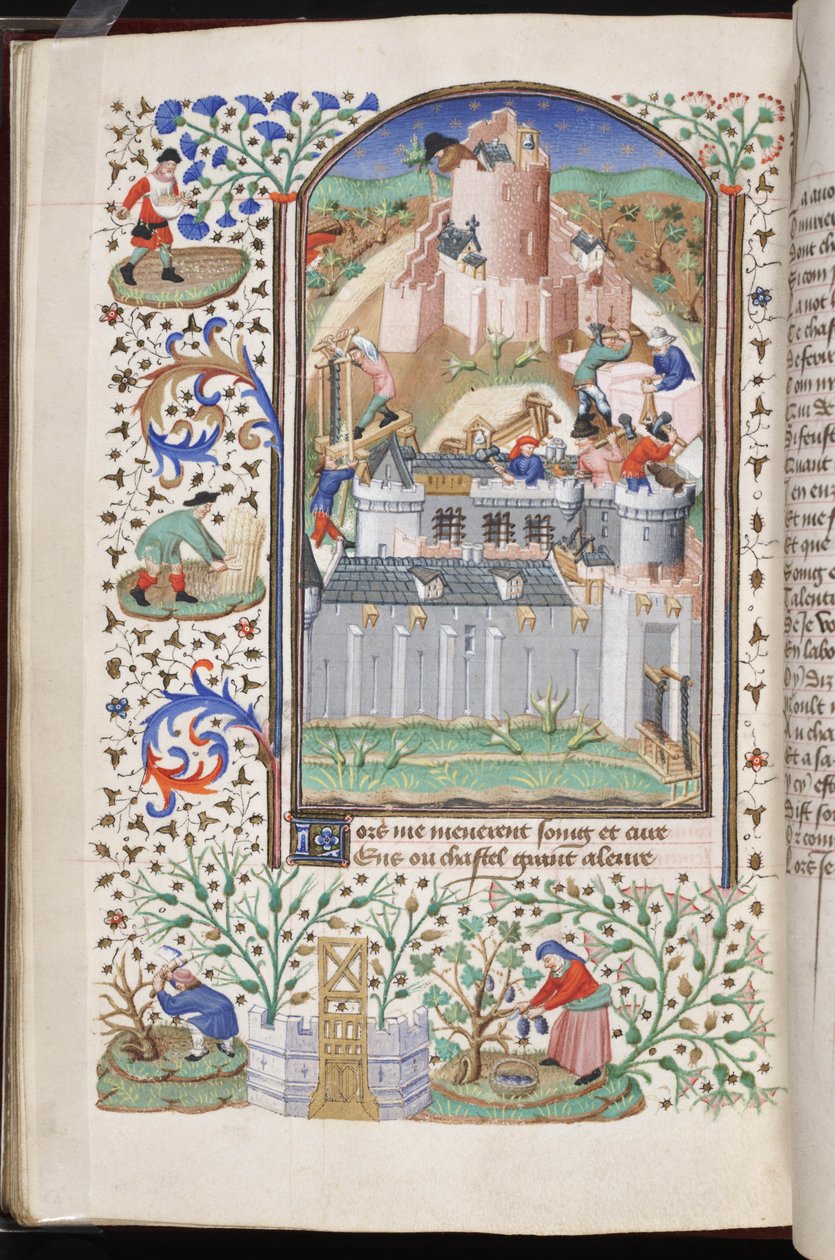 The Castle of Labour, from ;La voie de Povreté ou de Richesse