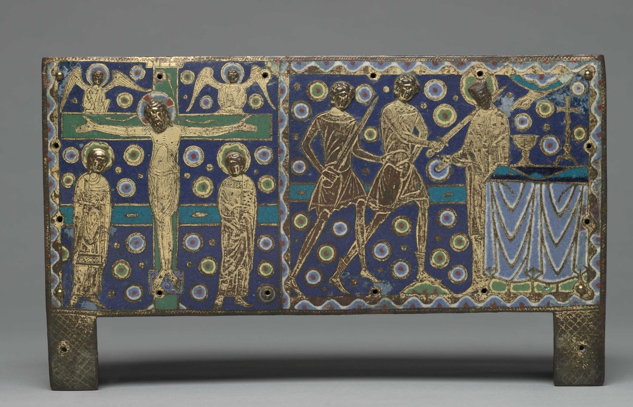 لوحة من مطاردة لآثار القديس توماس بيكيت ، 1220-1225 بواسطة سيد G. Alpais